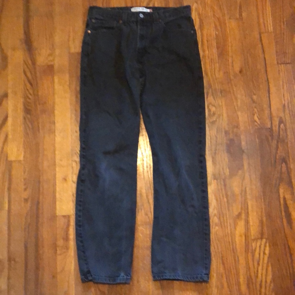 Men’s Levi’s 505 Regular Fit Black Jeans 32x32